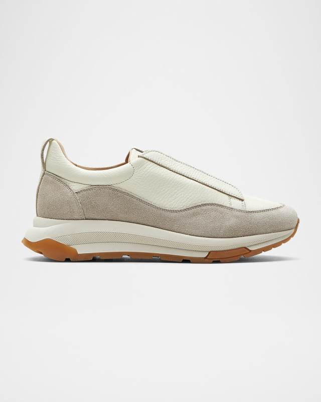 Venus Mixed Leather Slip-On Style
